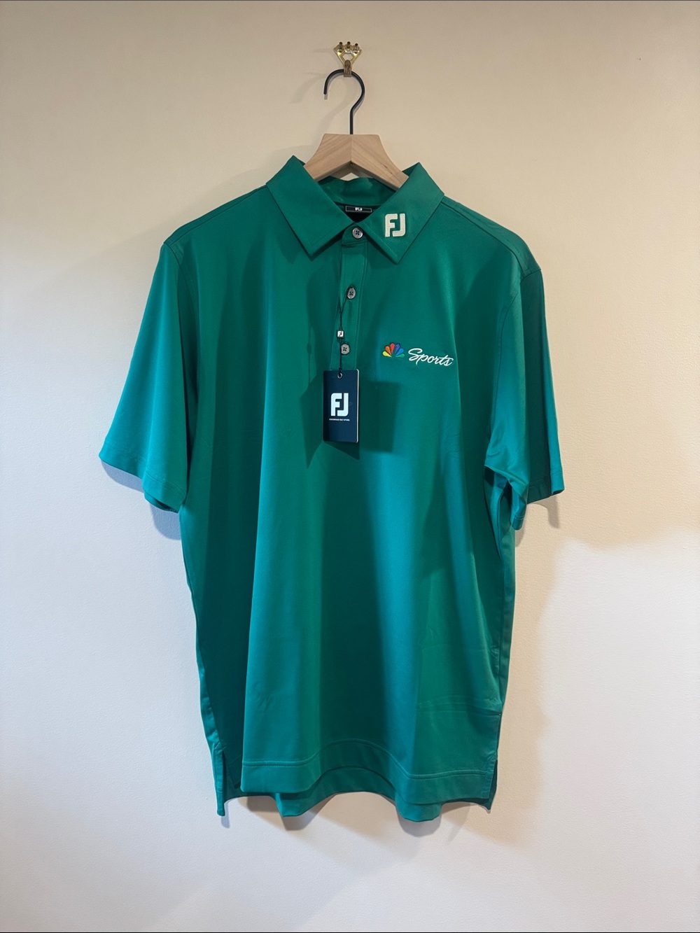 FootJoy NBC Sports Green Polo size medium NWT